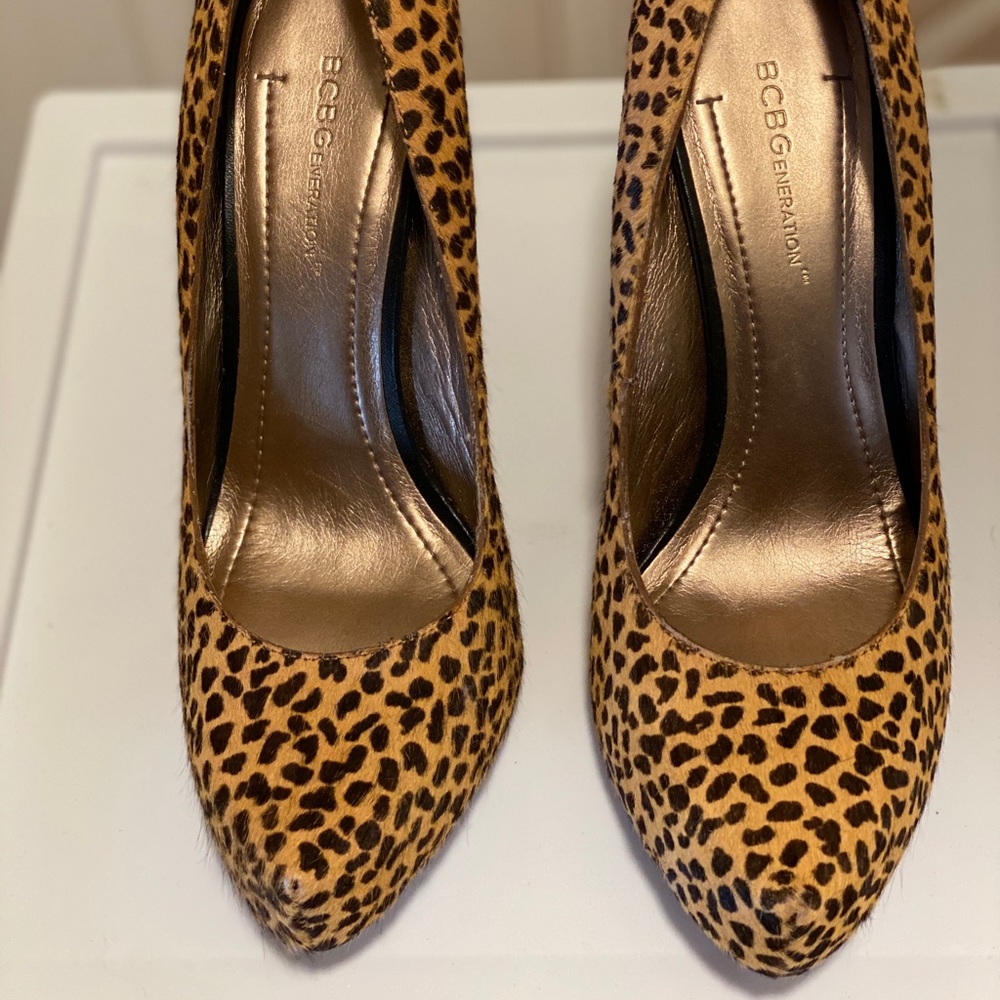 BCBGeneration Cheetah spot Stilettos